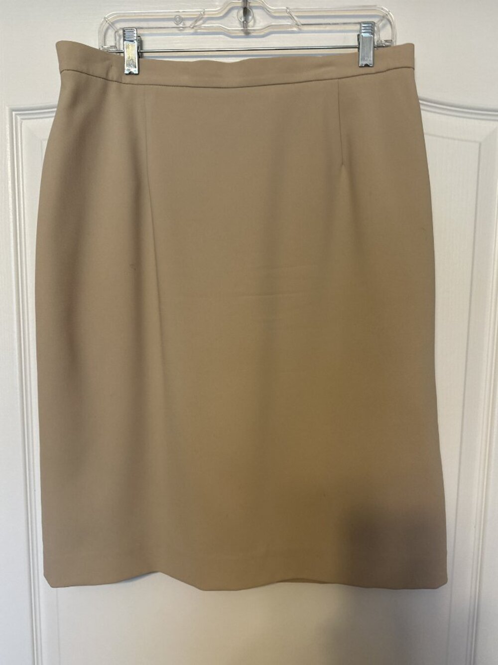 JONES NEW YORK Platinum Collection Lined Women's Suit with Skirt - Sand/Beige - Picture 6 of 8